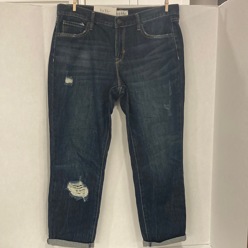 Nicole Miller Nolita Boyfriend Ripped Jeans Size 6 New With Tags